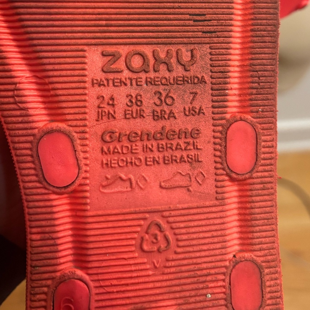 Zaxy Red Sandals with Strap - 7US - Picture 8 of 8